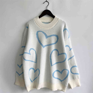 Enchanting Heartbeat Long Sleeve Sweater