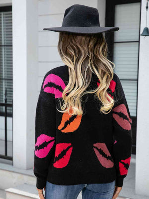 Chic Cozy Elegance: Velvet Kiss V-Neck Sweater