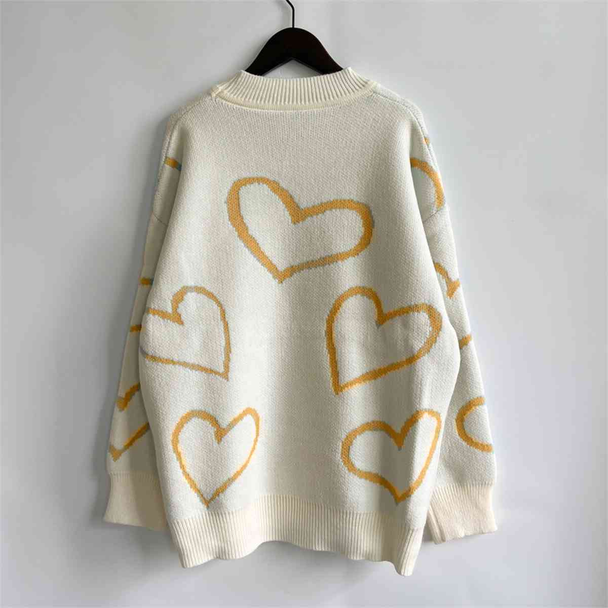 Enchanting Heartbeat Long Sleeve Sweater