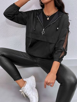 ChicEase Drawstring Elegance Hoodie
