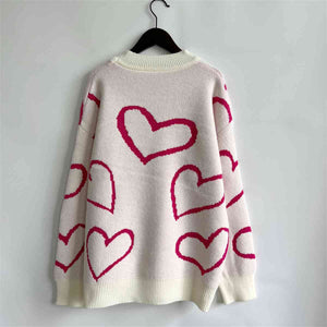Enchanting Heartbeat Long Sleeve Sweater