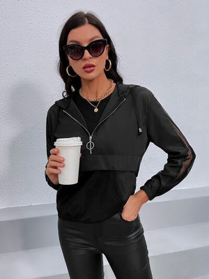 ChicEase Drawstring Elegance Hoodie