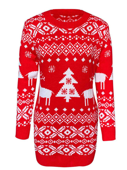 Mini Christmas Sweater Dress